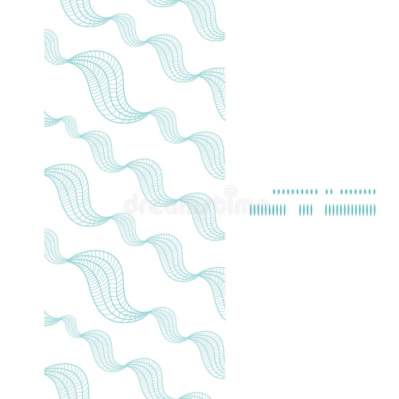 Vector diagonal abstract waves vertical frame vector illustration