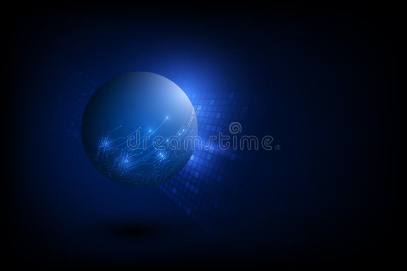 Vector digital global technology concept, abstract background illustration stock illustration Vector digital global technology concept, abstract background illustration stock illustration