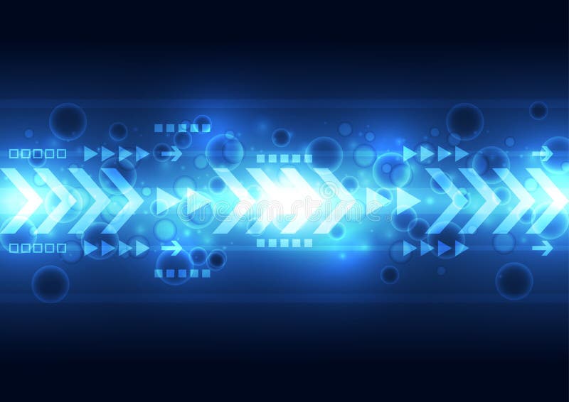 Vector digital speed technology, abstract background vector illustration