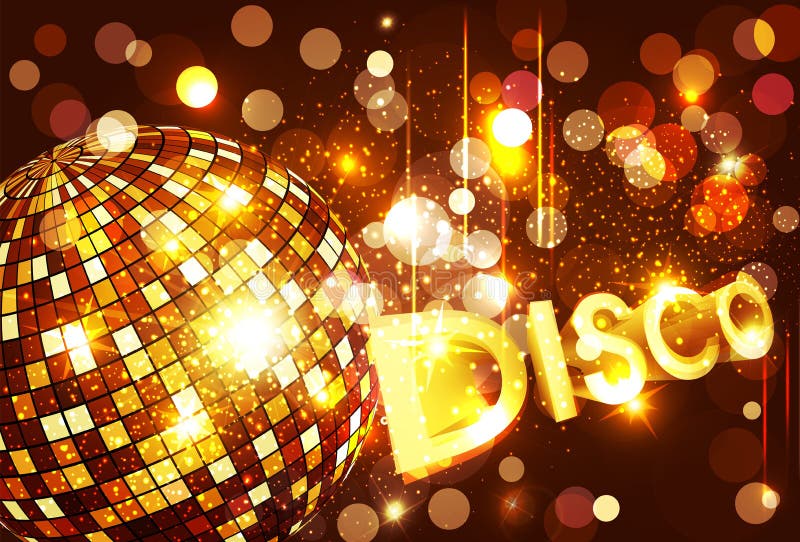 Vector disco background