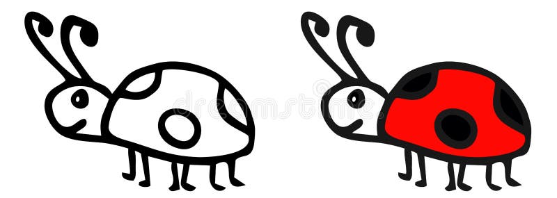 Vector Drawing of a Ladybug in the Power of Doodle. the Ladybug Cartoon Stock Vector - Illustration of coloring, ladybug: 112477700 Vector Drawing of a Ladybug in the Power of Doodle. the Ladybug Cartoon Stock Vector - Illustration of coloring, ladybug: 112477700