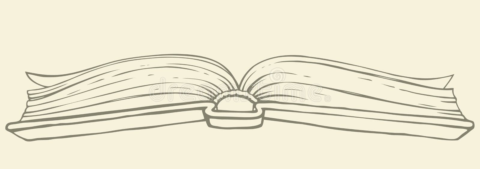 Side View Open Book Stock Illustrations – 1,090 Side View Open Book Stock  Illustrations, Vectors & Clipart - Dreamstime