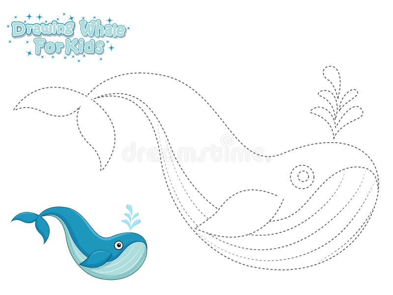 Vector Drawing and Paint Cute Cartoon Seahorse. Educational Game for Kids.  Vector Illustration with Cartoon Style Funny Sea Animal Ilustração do Vetor  - Ilustração de linha, educacional: 153519182