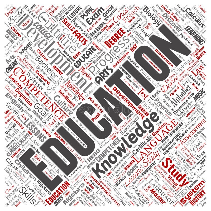 Vector education, knowledge, information vector illustration