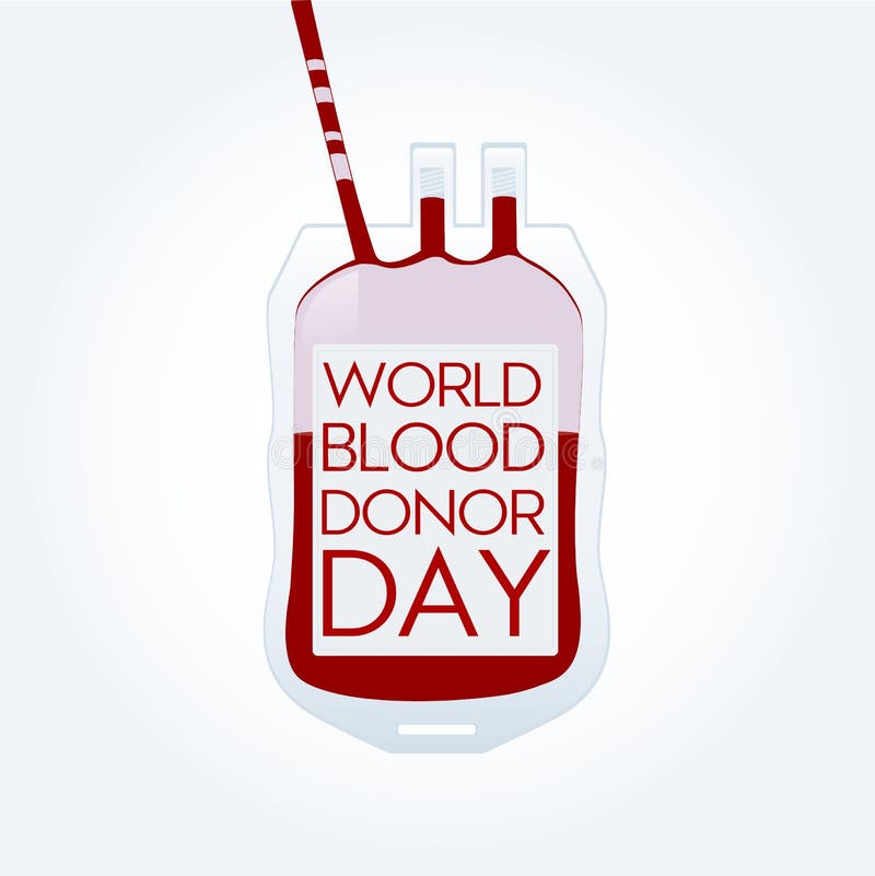 Vector el ejemplo del concepto de la sangre Donate para el día del donante de sangre del mundo ilustración del vector Vector el ejemplo del concepto de la sangre Donate para el día del donante de sangre del mundo ilustración del vector