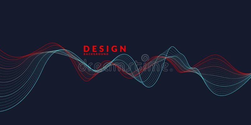Vector abstract background with a colored dynamic waves, line and particles. Illustration suitable for design. Vector abstract background with a colored dynamic waves, line and particles. Illustration suitable for design