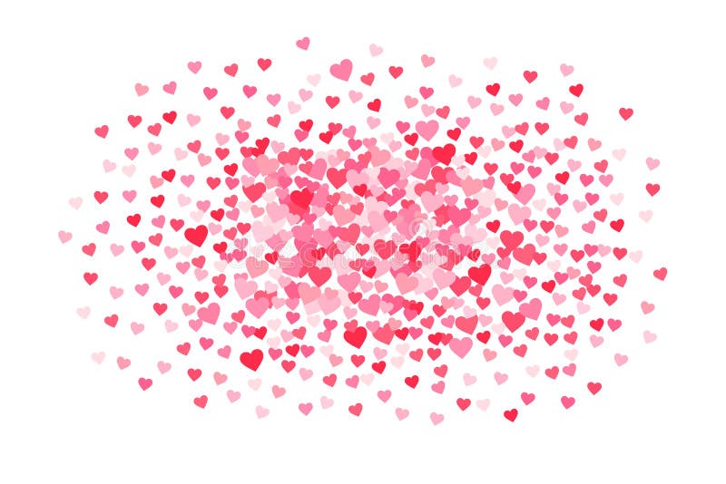 Vector el fondo rosado y rojo de los corazones de los días de tarjetas del día de San Valentín ilustración del vector Vector el fondo rosado y rojo de los corazones de los días de tarjetas del día de San Valentín ilustración del vector