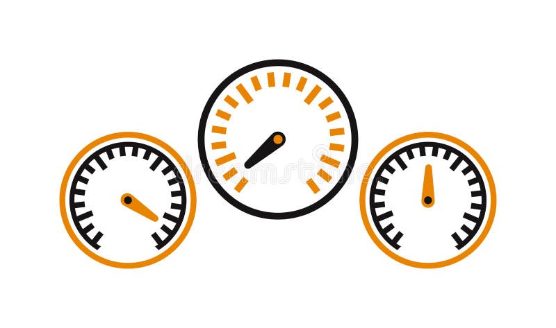 Vector el símbolo del auto del icono de la velocidad de los coches de la medida de funcionamiento libre illustration Vector el símbolo del auto del icono de la velocidad de los coches de la medida de funcionamiento libre illustration