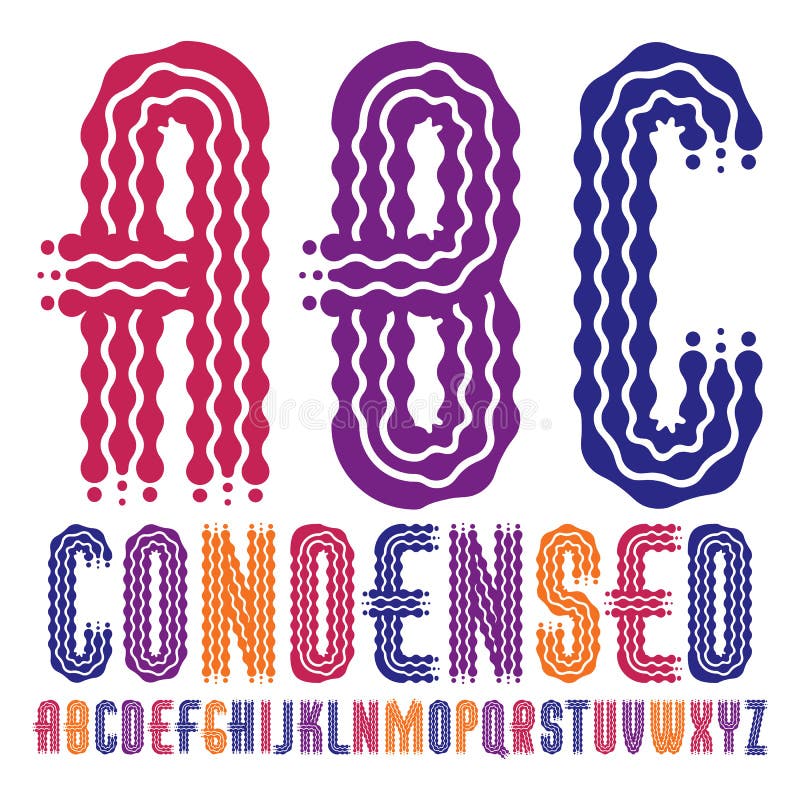 Vector elegant ornate capital English alphabet letters, abc collection. Rounded bold retro type font, script from a to z can be stock illustration Vector elegant ornate capital English alphabet letters, abc collection. Rounded bold retro type font, script from a to z can be stock illustration