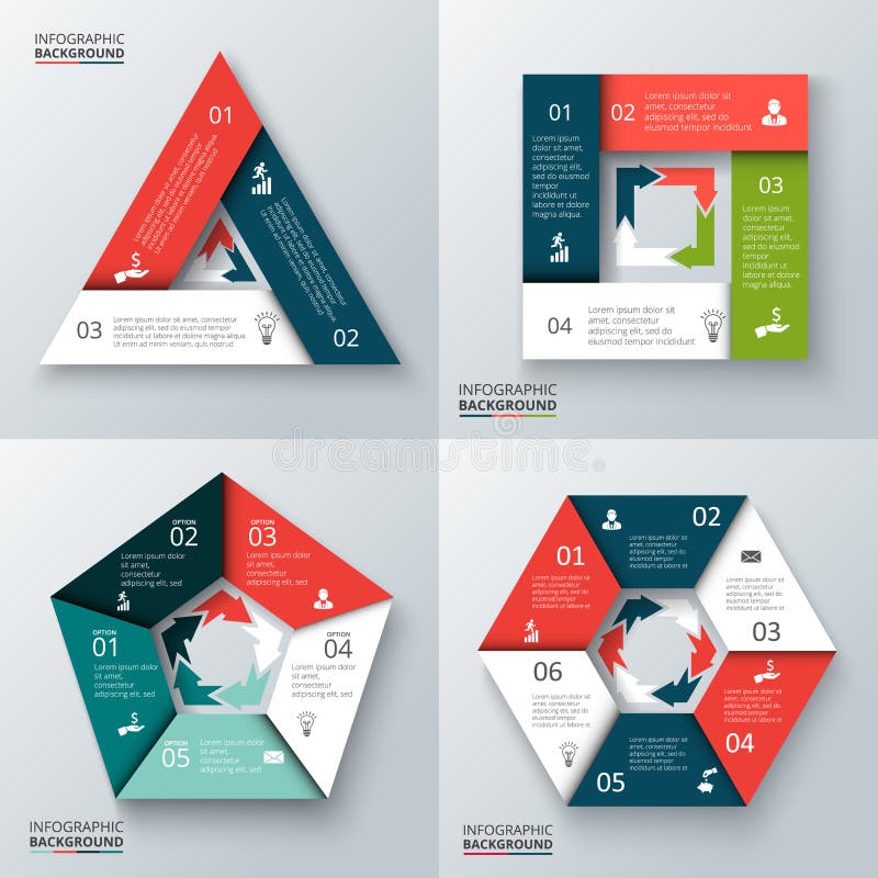 Vector Triangle Element for Infographic. Business Concept with 3 ...