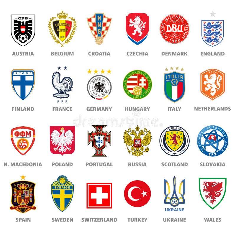 National Soccer Team Logos