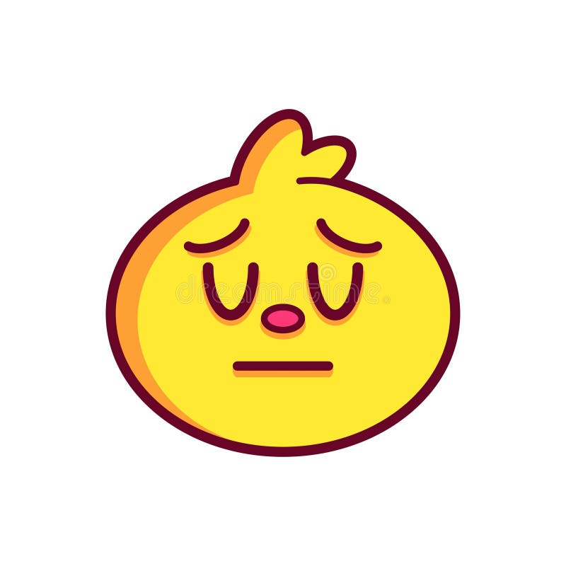 Premium Vector  Suffering cute emojis face vectors