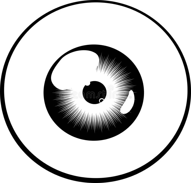 Cartoon eyes stock illustration. Illustration of keeping 13798172