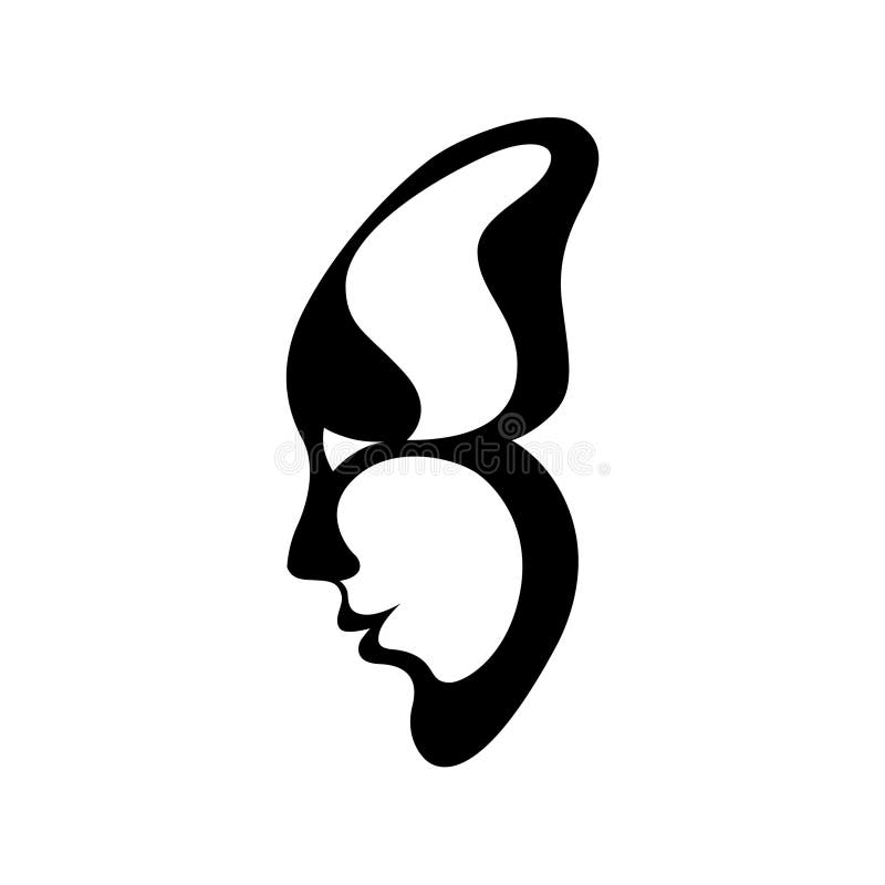 Vector Face. Abstract Image Stock Illustration Illustration of beauty