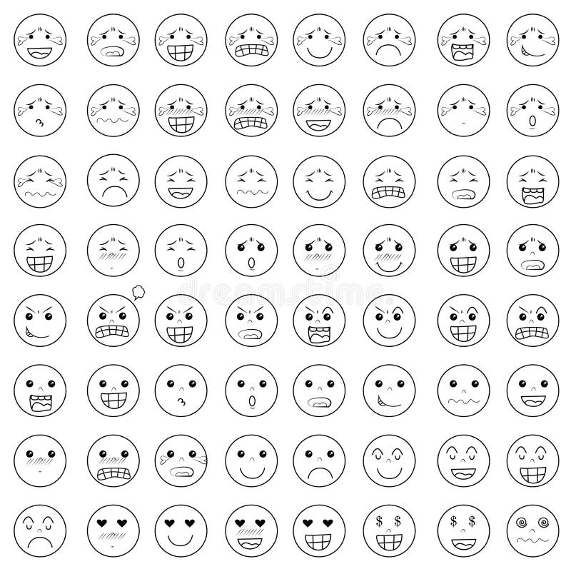 Vector face expression 2