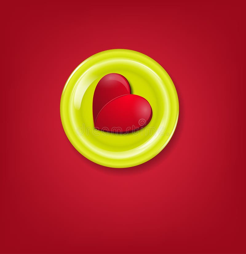 Vector festive creative background for Valentine's day with hear royalty free illustration