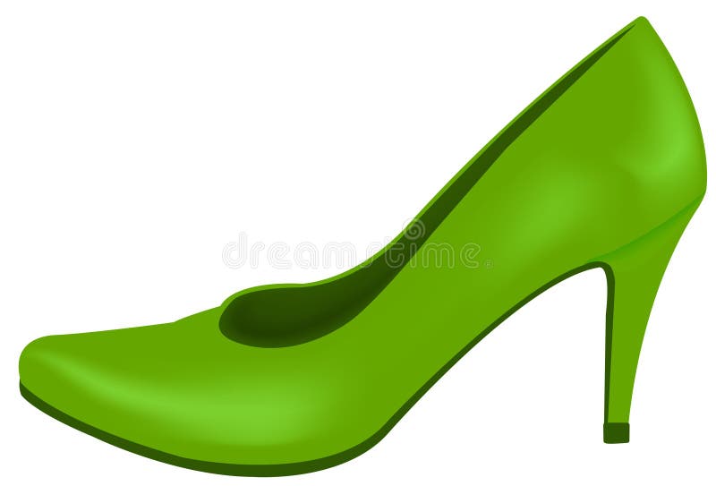 Green shoe, fashion