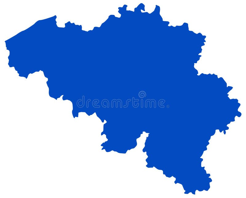 Belgium Europe Map