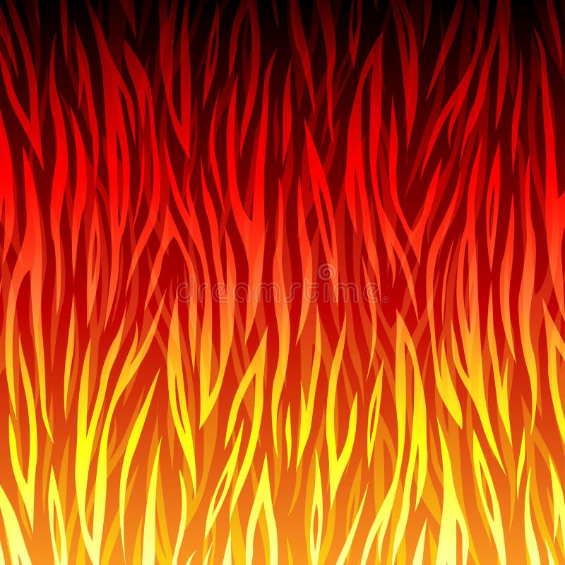Vector fire background royalty free illustration