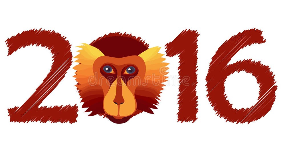 chinese new year fire monkey image