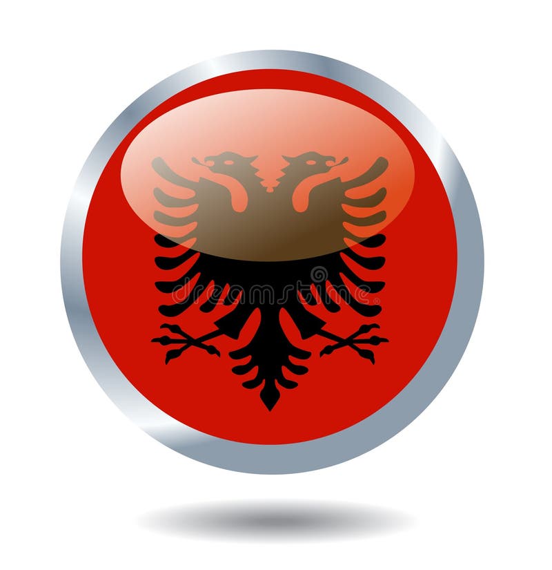 Vector flag of Albania