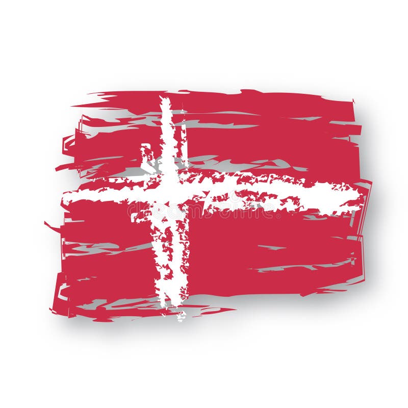 Download Vector Flag Denmark stock vector. Illustration of people ...