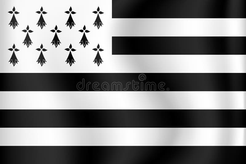Frankreich Bretagne Hissflagge bretonische Fahnen Flaggen 60x90cm 