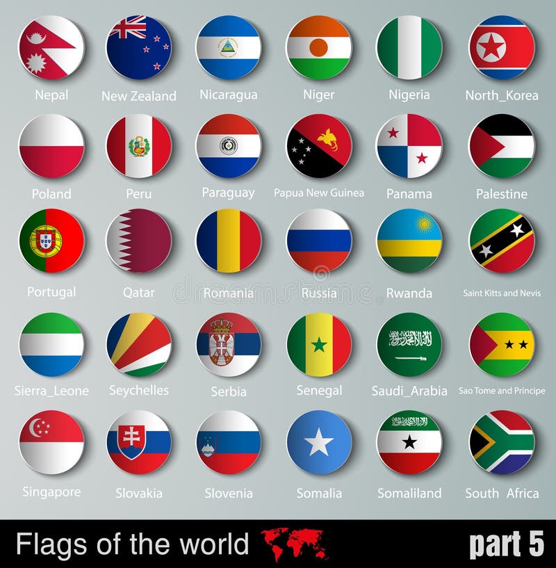 Vector Flags of all countries