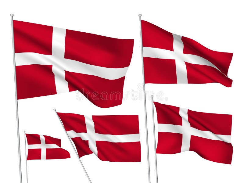 Vector flags of Denmark