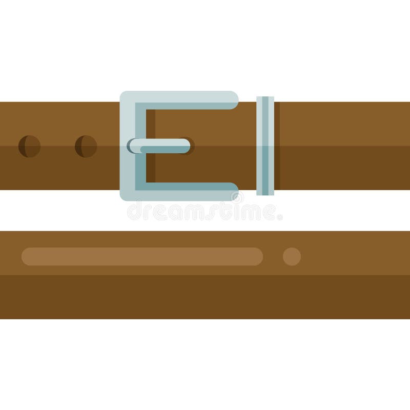 Vector Flat Design Belt stock vector. Illustration of businessman