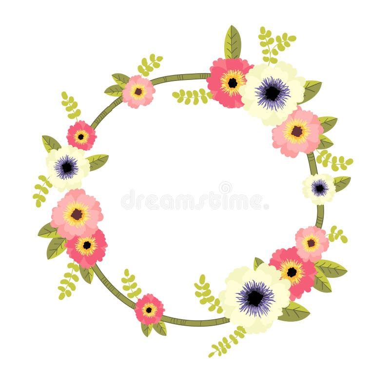 Vector floral border