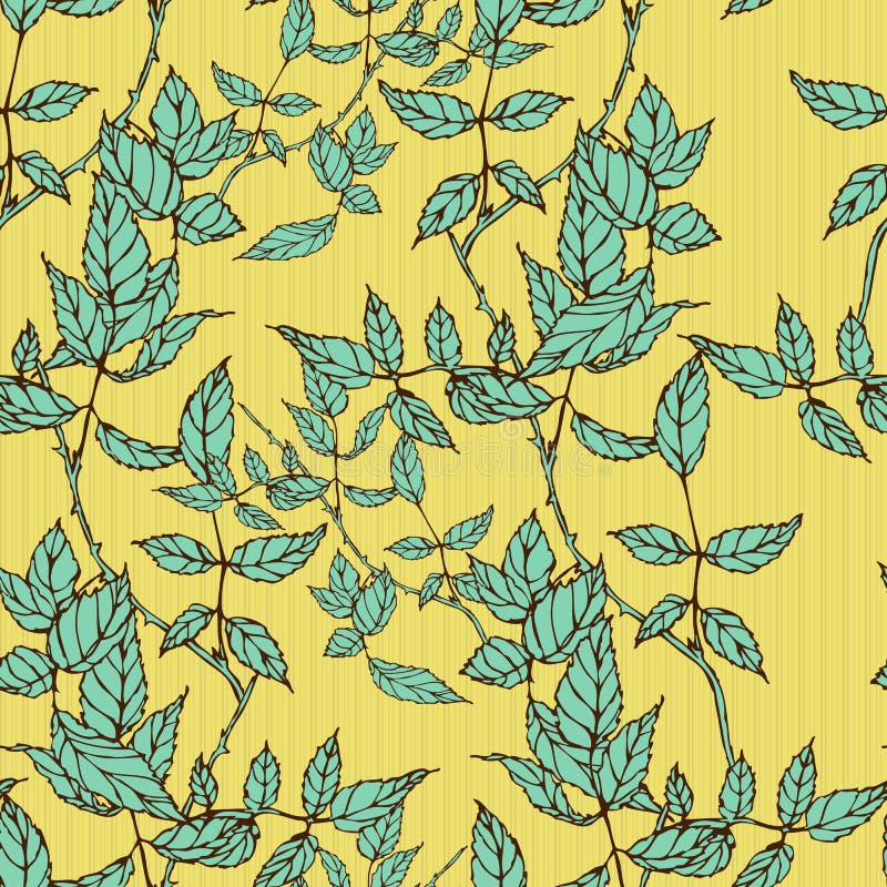 Vector floral seamless pattern