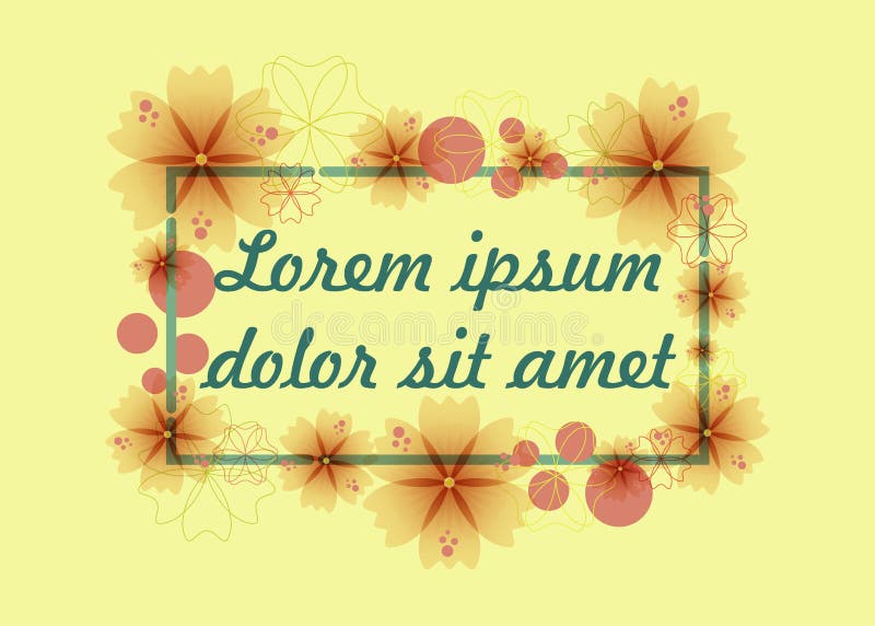 round terracotta planter, floral design stock vector