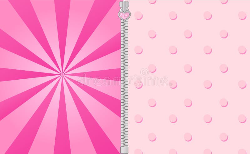 Cute pink background with bright beams. Lol doll surprise party elements of design.