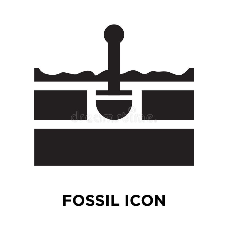 Vector fósil del icono aislado en el fondo blanco, concepto del logotipo de libre illustration Vector fósil del icono aislado en el fondo blanco, concepto del logotipo de libre illustration