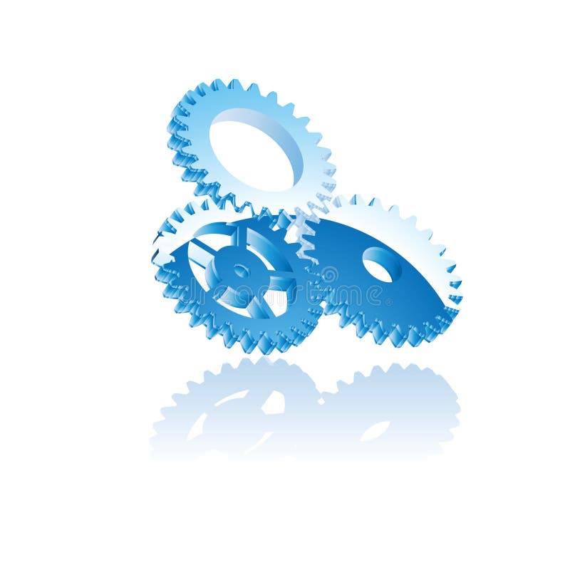 Vector gear icon stock vector. Illustration of shift 11819238