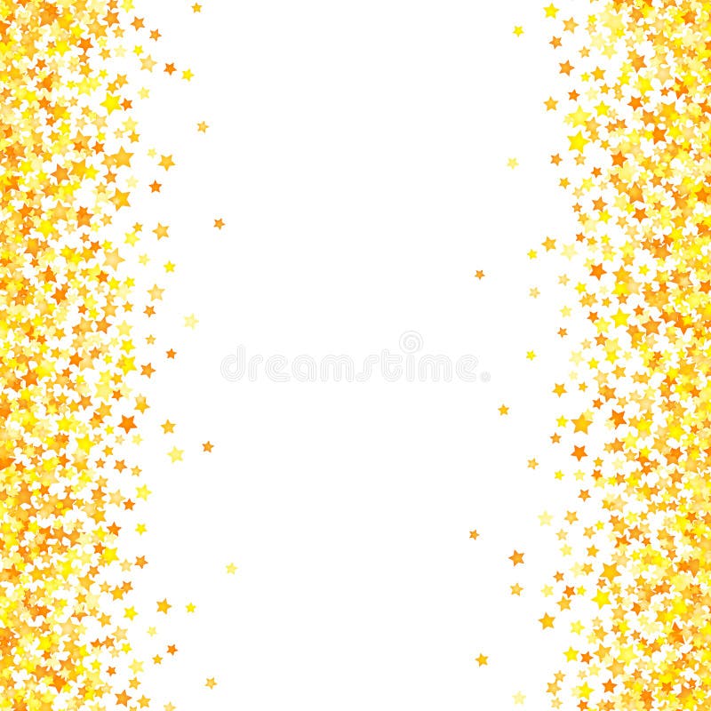 Vector gelbes Sternhintergrundelement in der flachen Art stock abbildung