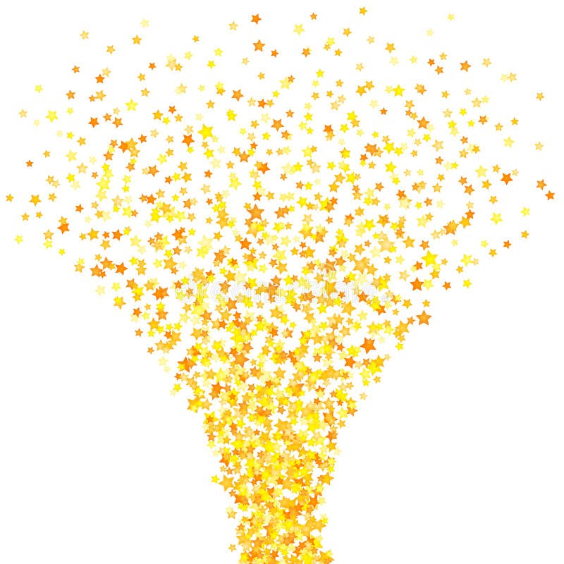 Vector gelbes Sternhintergrundelement in der flachen Art vektor abbildung