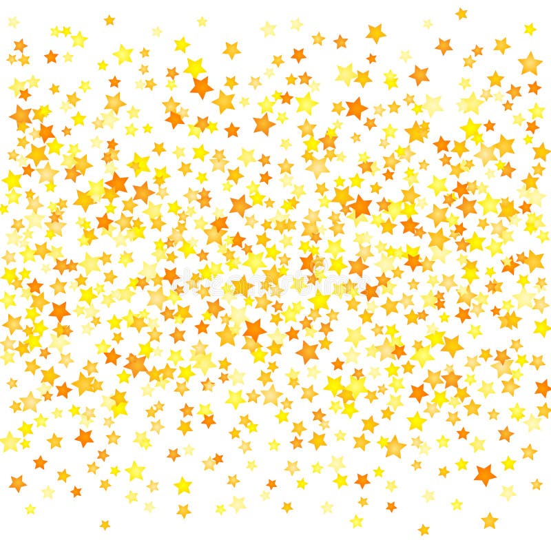 Vector gelbes Sternhintergrundelement in der flachen Art stock abbildung