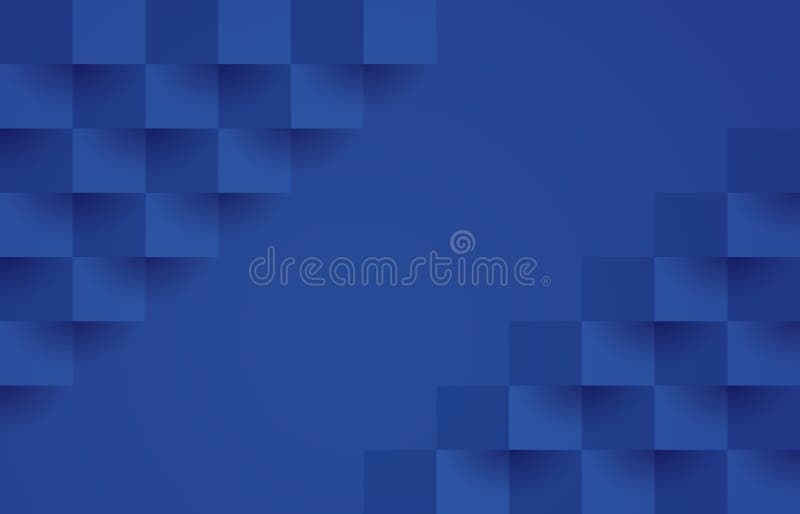 Blue geometric pattern, abstract background template. vector illustration