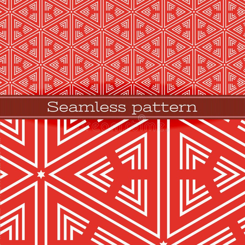 Vector geometric seamless pattern