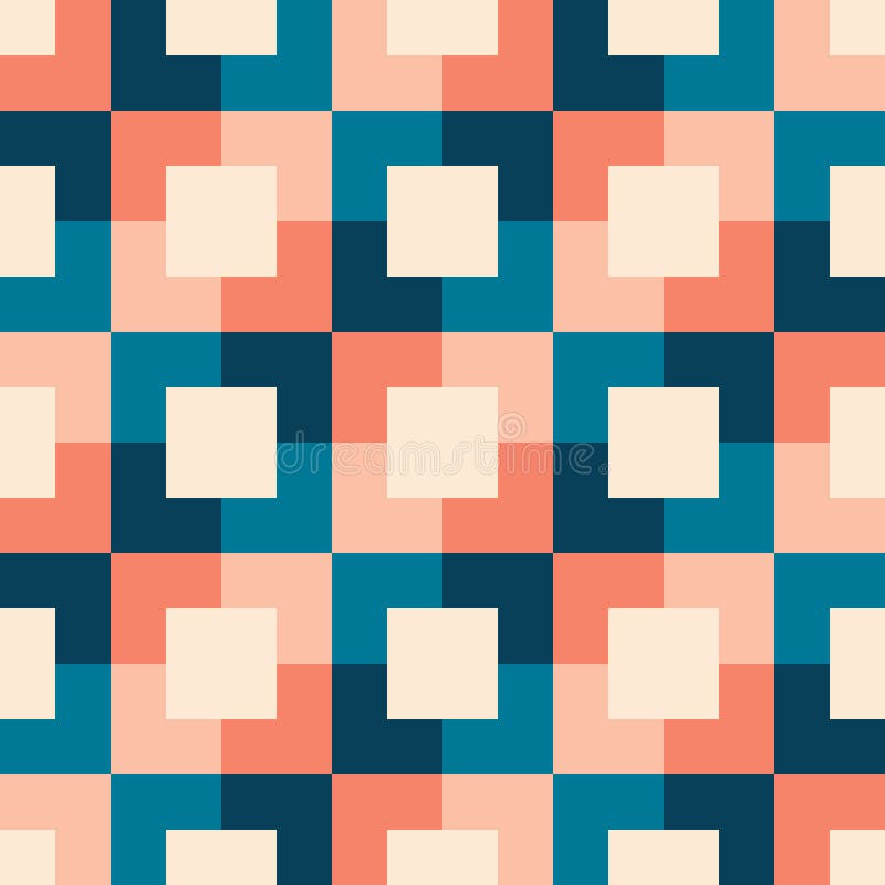 Vector geométrico del modelo ilustración del vector