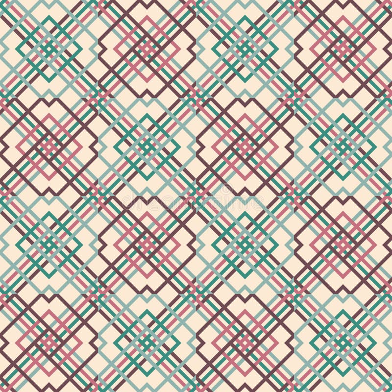 Vector geométrico del modelo ilustración del vector