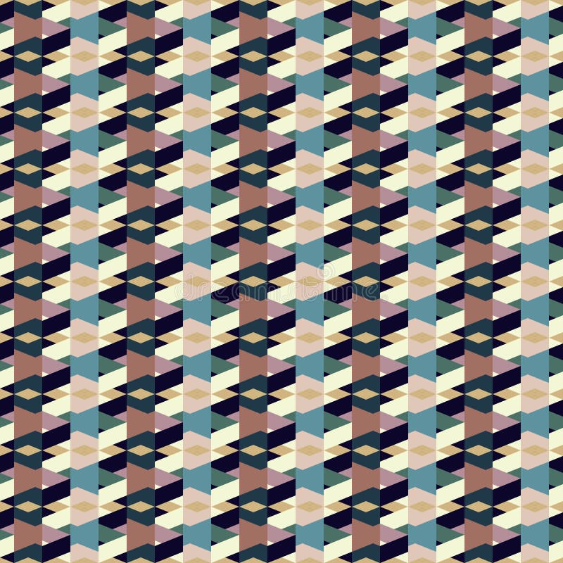 Vector geométrico del modelo ilustración del vector