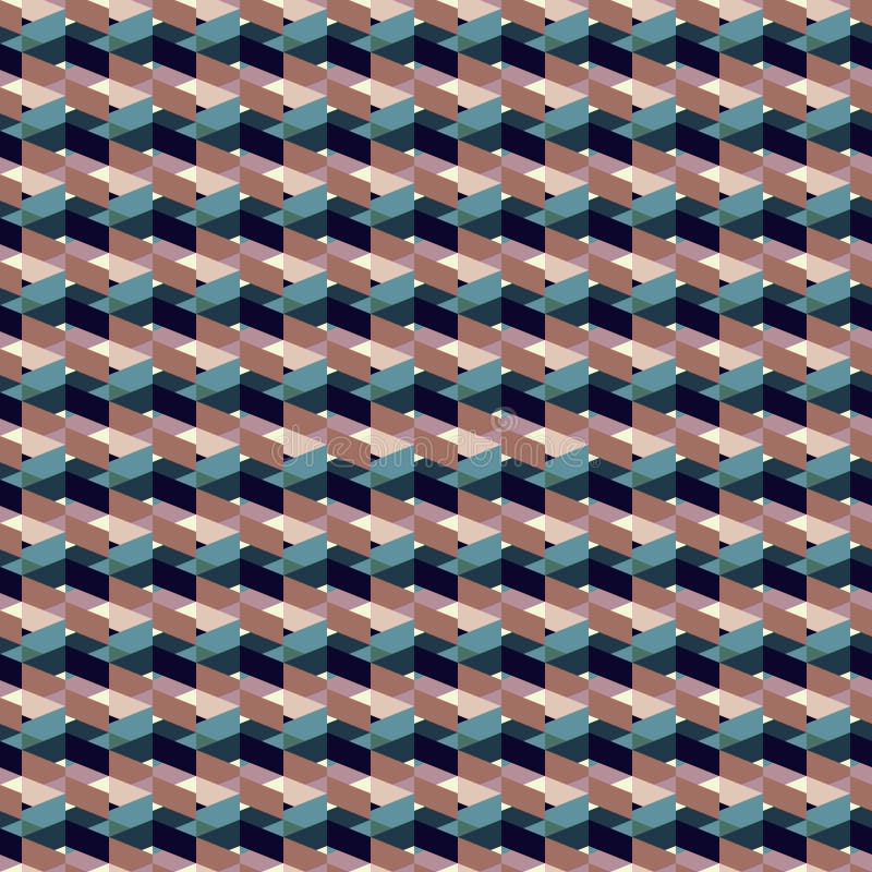 Vector geométrico del modelo ilustración del vector