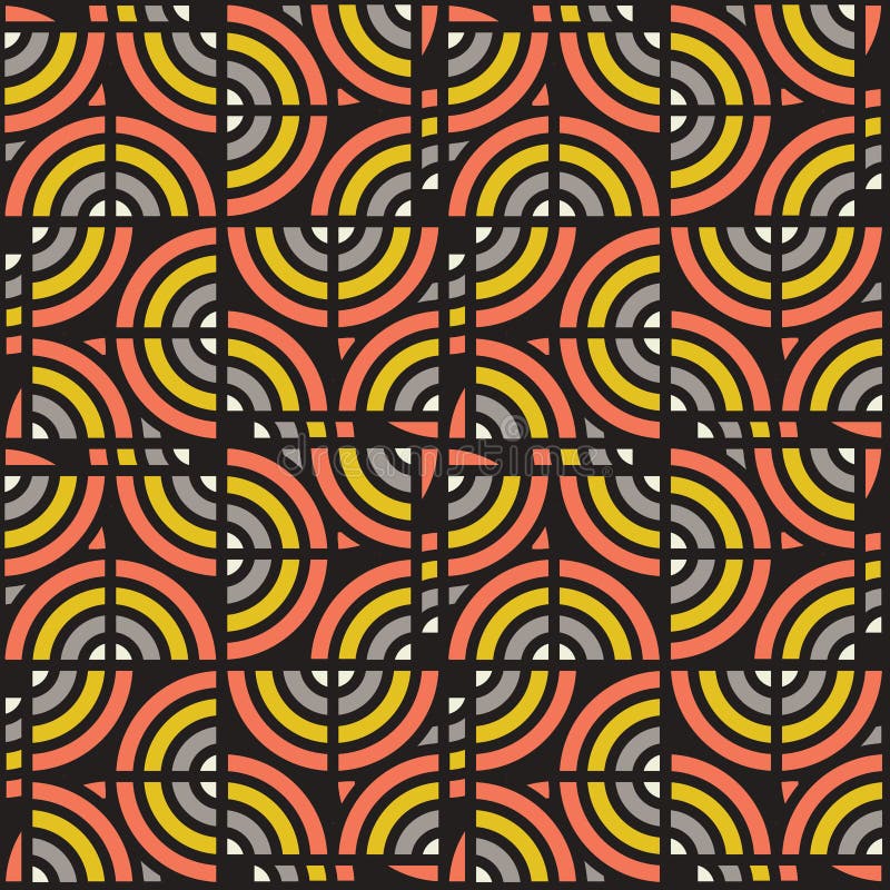 Vector geométrico del modelo ilustración del vector