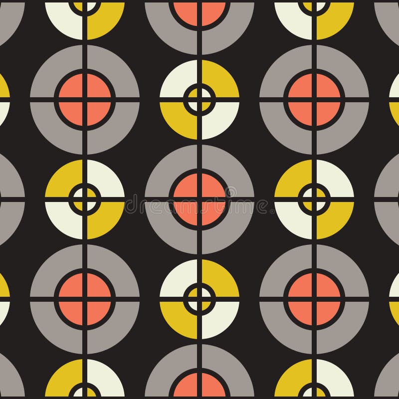 Vector geométrico del modelo ilustración del vector