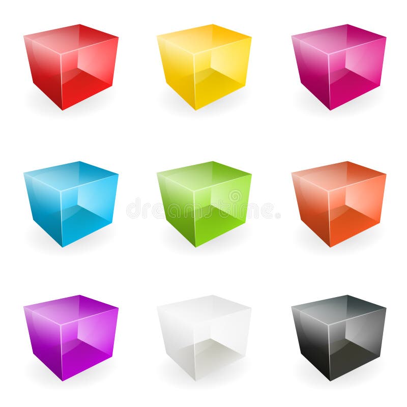 Cube Design Elements Stock Vector Illustration Of Design 26517862