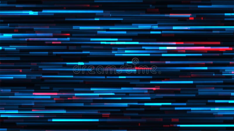 Vector Glitch on a Black Background. Abstract Texture. Stock ...