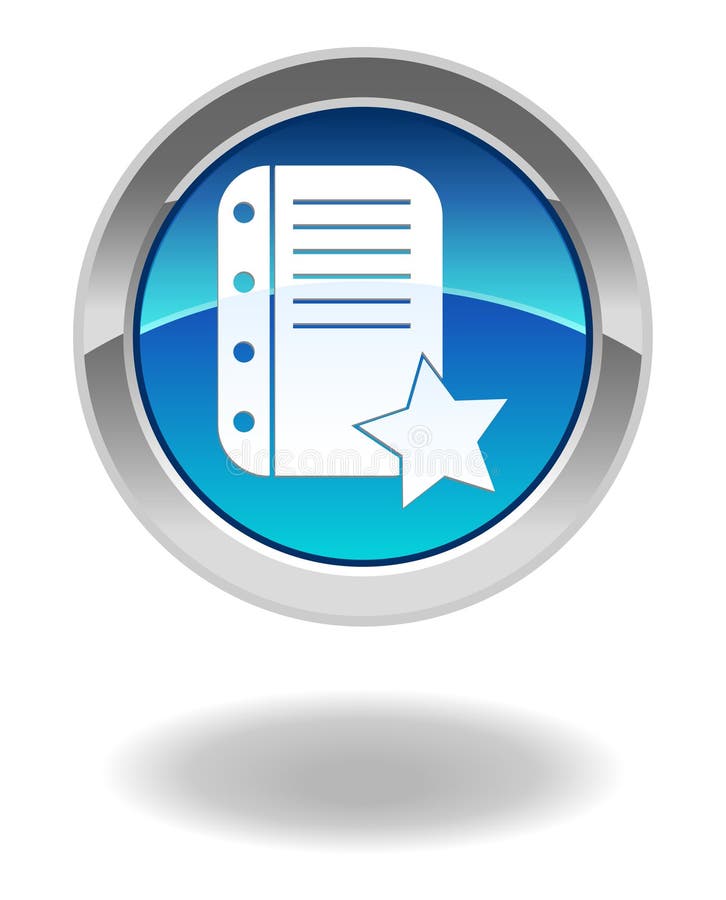 Vector glossy button royalty free illustration